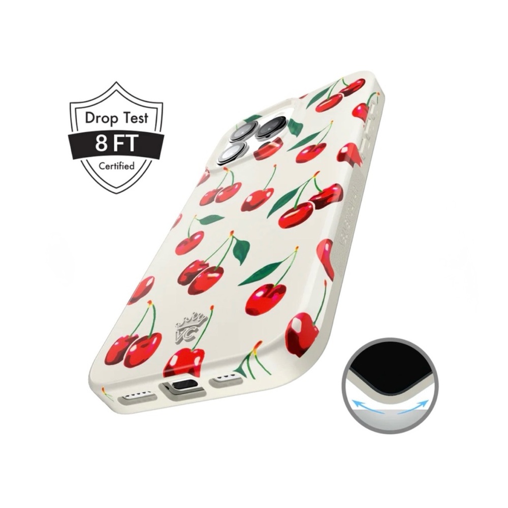 NWOB Velvet Caviar iPhone 16 Pro Case - Mon Cheri Cherry - Picture 9 of 10